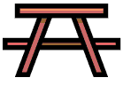 picnic table icon