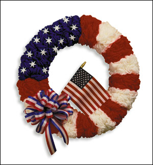 Stars and Stripes Wreath